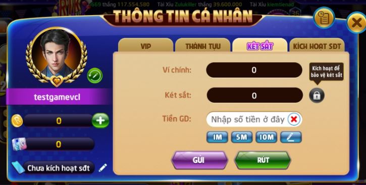 Giao dịch gửi và đổi tiền Rikvip - Rikvip